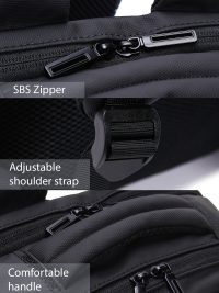 کوله پشتی پارچه ای مشکی مردانه D-PACK دری مد