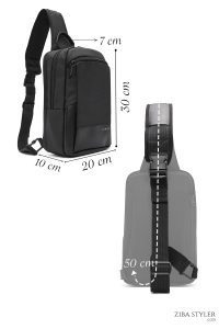 کوله‌پشتی تکنولوژیک مردانه مشکی D-Pack دری مد