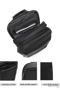 کوله‌پشتی تکنولوژیک مردانه مشکی D-Pack دری مد