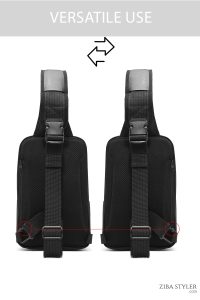 کوله‌پشتی تکنولوژیک مردانه مشکی D-Pack دری مد