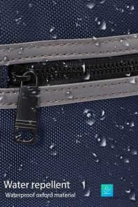 کیف اداری مردانه سرمه‌ای پارچه‌ای بند بلند D-Pack دری مد