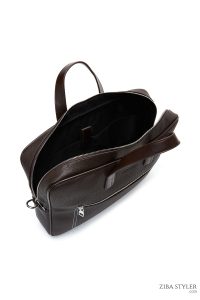 کیف اداری مردانه قهوه‌ای دری مد