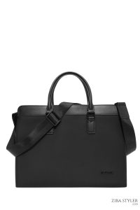 کیف اداری مردانه مشکی بند بلند D-Pack دری مد