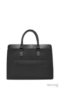 کیف اداری مردانه مشکی بند بلند D-Pack دری مد