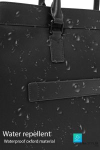 کیف اداری مردانه مشکی بند بلند D-Pack دری مد