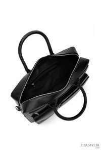 کیف اداری مردانه مشکی بند بلند دری مد