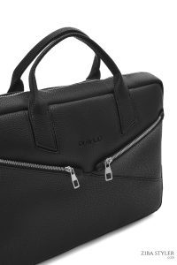 کیف اداری مردانه مشکی دری مد