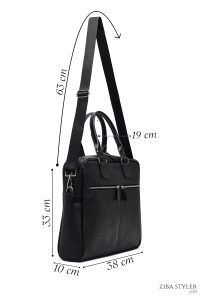 کیف اداری مردانه مشکی دری مد