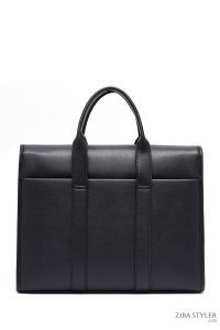 کیف اداری مردانه مشکی پارچه‌ای D-Pack دری مد