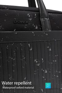 کیف اداری مردانه مشکی پارچه‌ای بند بلند D-Pack دری مد