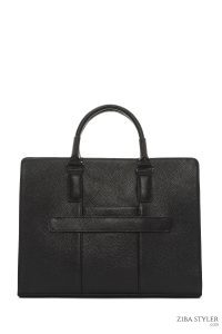 کیف اداری چرمی مردانه مشکی دری مد