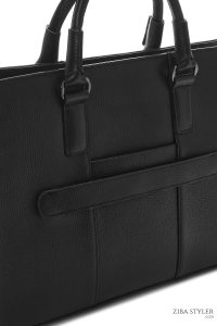 کیف اداری چرمی مردانه مشکی دری مد