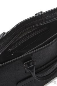 کیف اداری چرمی مردانه مشکی دری مد