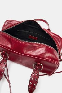 کیف بولینگ زنانه افکت ترک‌دار زارا – ZARA