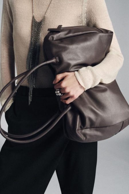 کیف بولینگ زنانه چرمی بزرگ زارا – ZARA