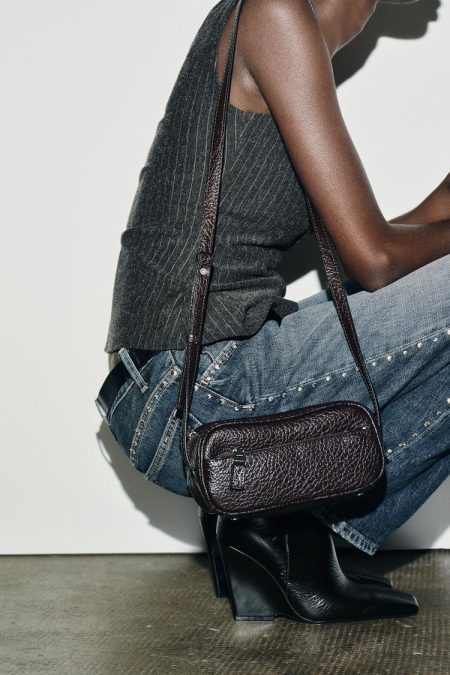 کیف بولینگ زنانه کوچک کشیده زارا – ZARA