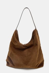 کیف توت زنانه افکت مخمل کبریتی زارا – ZARA