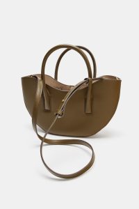 کیف توت زنانه کوچک بیضی زارا – ZARA