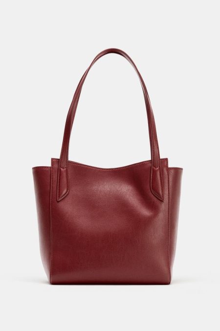 کیف توت زنانه کوچک دوخت‌دار روی دسته زارا – ZARA