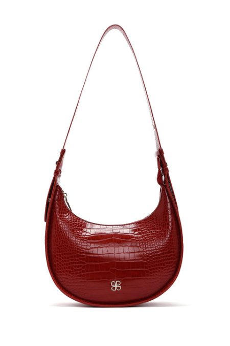 کیف دستی تمساح قرمز زنانه دری مد