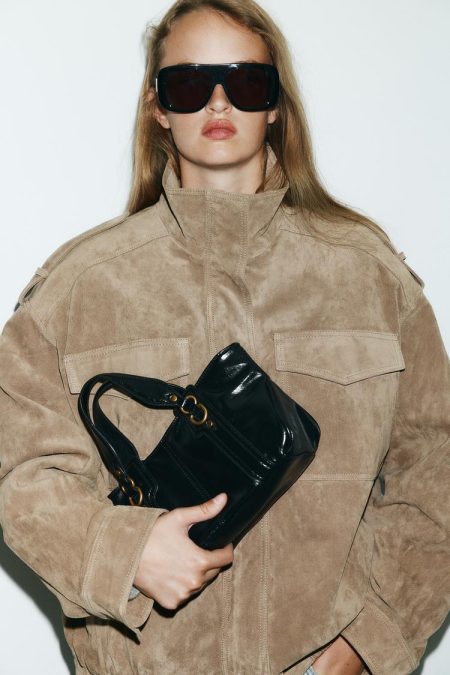 کیف دستی زنانه جزئیات فلزی زارا – ZARA