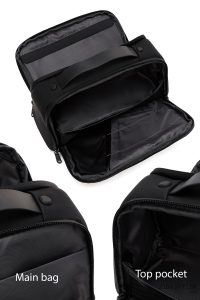 کیف دستی پارچه‌ای مردانه مشکی D-Pack دری مد