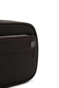 کیف دستی چرم قهوه ای مردانه