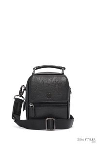 کیف دستی چرمی مردانه مشکی دری مد