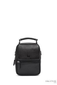 کیف دستی چرمی مردانه مشکی دری مد