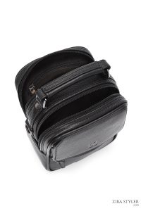 کیف دستی چرمی مردانه مشکی دری مد