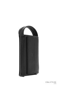 کیف دستی چرمی مردانه مشکی دری مد