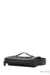 کیف دستی چرمی مردانه مشکی دری مد