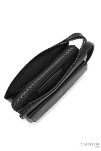 کیف دستی چرمی مردانه مشکی دری مد