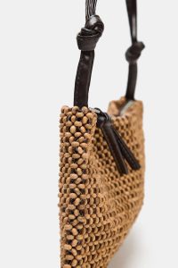 کیف دوشی زنانه منجوق‌دوزی زارا – ZARA