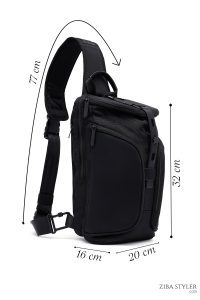 کیف دوشی مردانه مشکی D-Pack دری مد