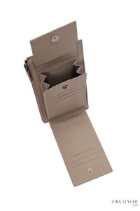 کیف دوشی چرمی مردانه بژ دری مد