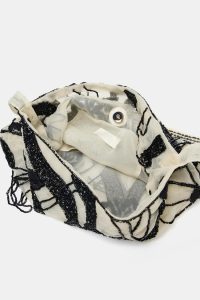 کیف زنانه توری منجوق‌دوزی زارا – ZARA