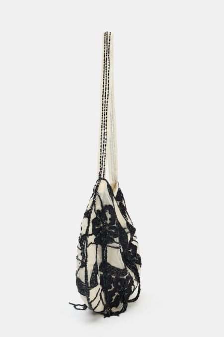 کیف زنانه توری منجوق‌دوزی زارا – ZARA