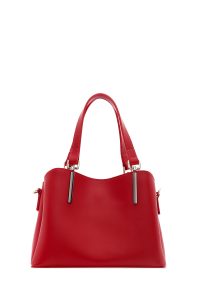 کیف زنانه قرمز دوشی بلند دری مد