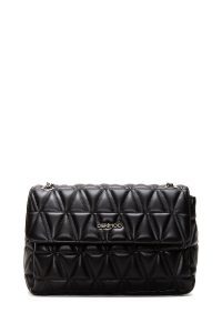 کیف زنانه مشکی دوشی بلند کاپیتونه دری مد