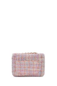 کیف زنانه مینی دوشی صورتی بند بلند با اکسسوری دری مد