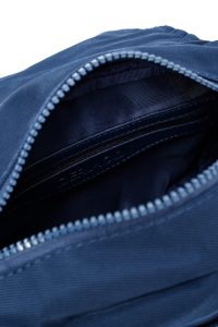 کیف زنانه کراس بادی پارچه‌ای سرمه‌ای دری مد