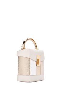 کیف زنانه کراس بادی کرم دوشی بلند دری مد