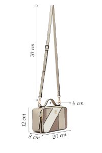کیف زنانه کراس بادی کلاسیک بژ دوشی بلند دری مد