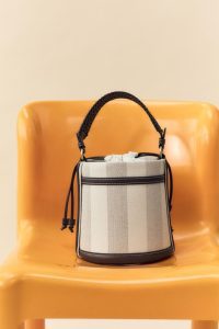 کیف سطلی زنانه برزنتی راه‌راه زارا – ZARA