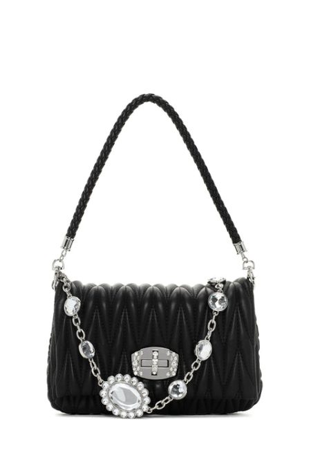 کیف شانه ای بند بلند مشکی زنانه دری مد