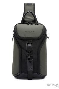 کیف شانه‌ای مردانه سبز بندبلند D-Pack دری مد