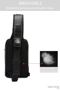 کیف شانه‌ای مردانه سبز بندبلند D-Pack دری مد