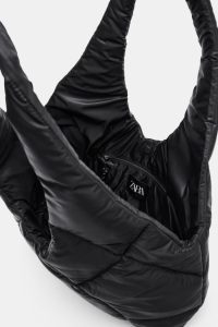 کیف شاپر زنانه افکت دوخت لوزی زارا – ZARA