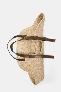 کیف شاپر زنانه بافت‌دار زارا – ZARA